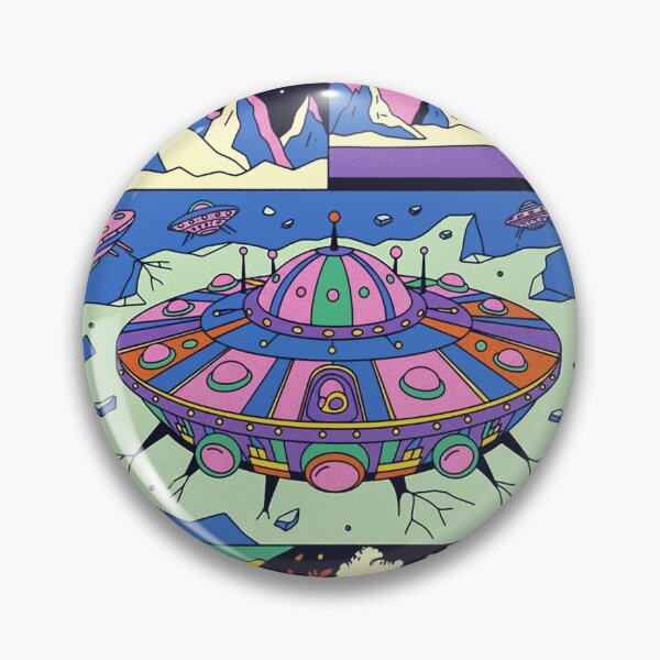 Item preview, Greenland Alien Base Retro Sci-Fi Comic Pop Art designed and sold by zzz888.