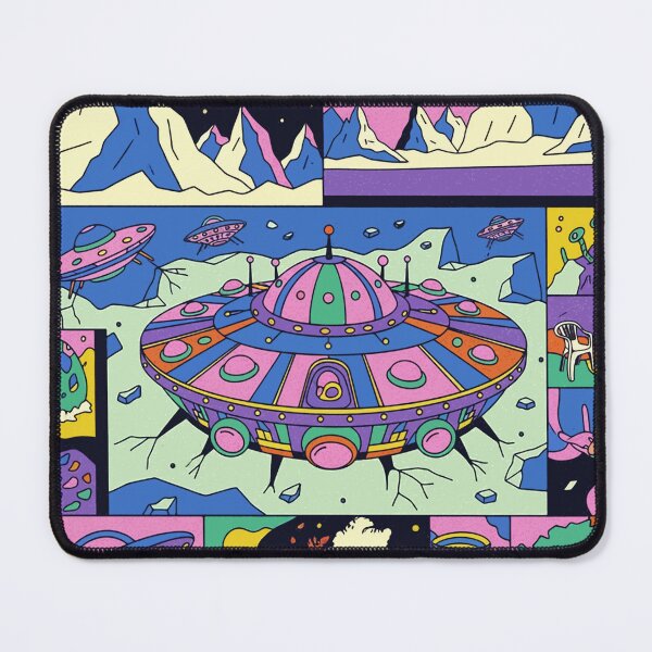Item preview, Greenland Alien Base Retro Sci-Fi Comic Pop Art designed and sold by zzz888.