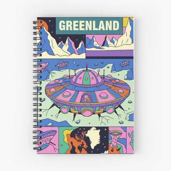 Item preview, Greenland Alien Base Retro Sci-Fi Comic Pop Art designed and sold by zzz888.