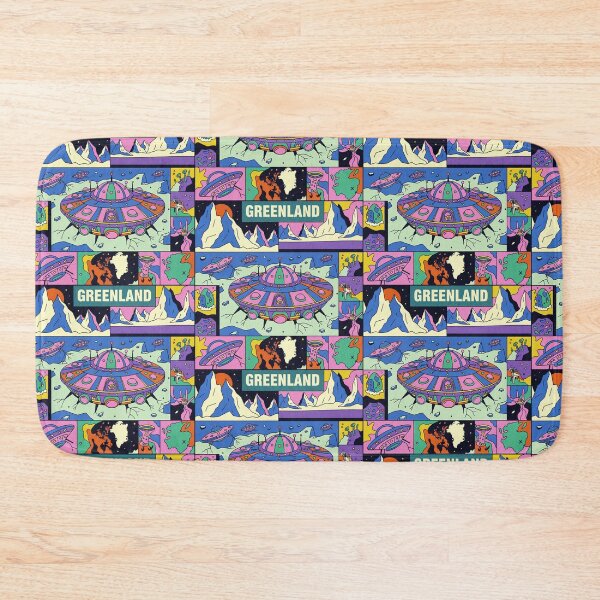 Item preview, Greenland Alien Base Retro Sci-Fi Comic Pop Art designed and sold by zzz888.