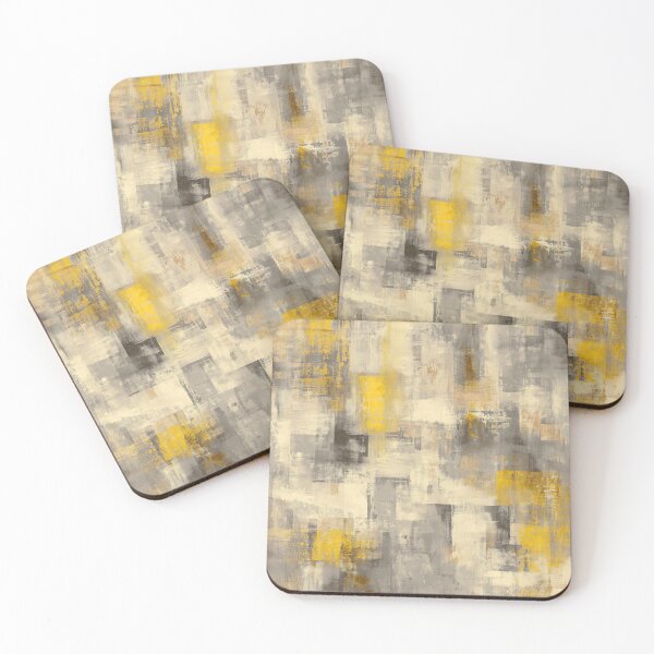 Item preview, Abstract Yellow and Gray Pattern designed and sold by lautir.