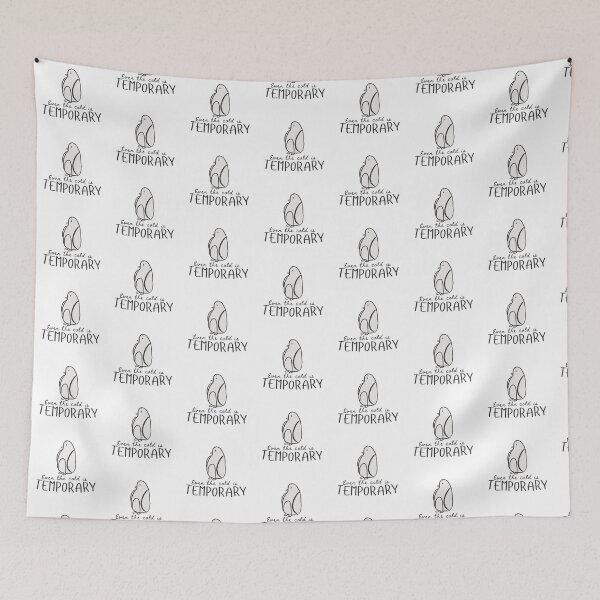 Item preview, even cold is temporary penguin designed and sold by Taloory.