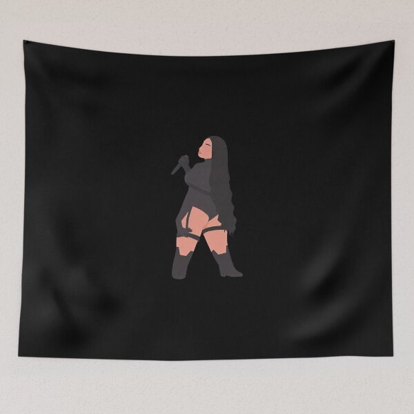 Item preview, Meghan Thee Stallion Lineless Illustration designed and sold by dsxclothing.