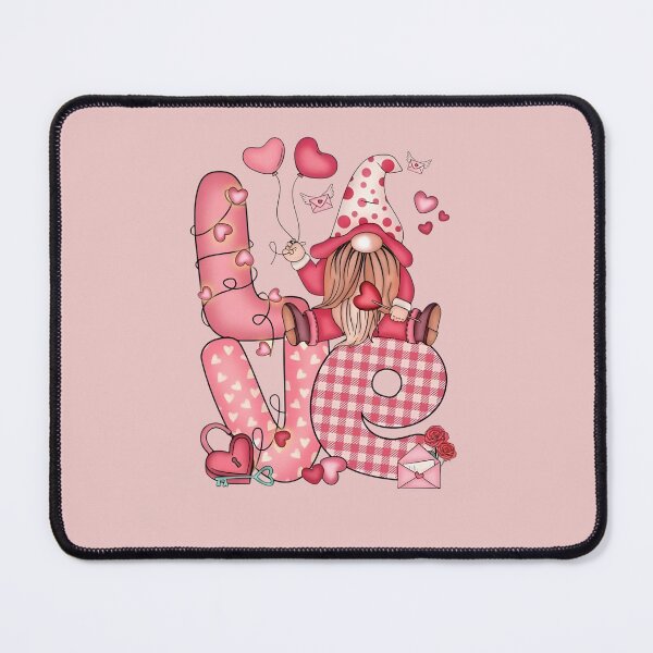 Item preview, Pink Red Valentine Gnome Love – Cute Valentine Art designed and sold by CoquetteDigitalArt.
