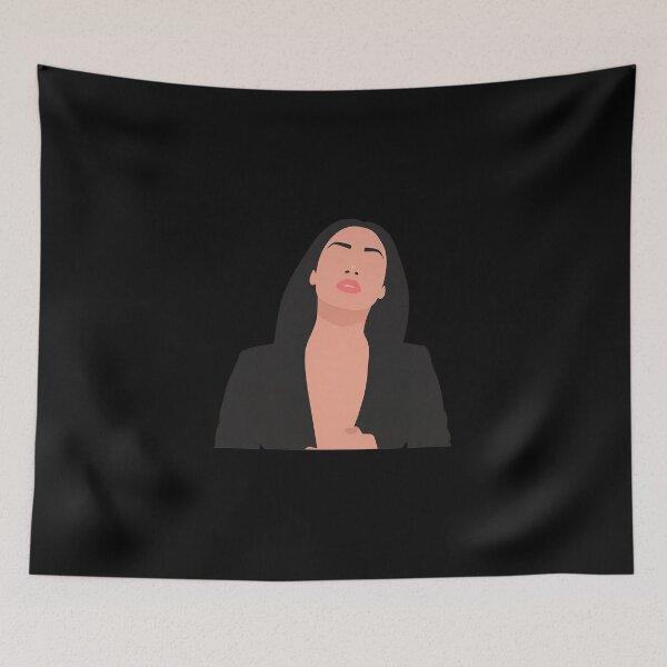 Item preview, Meghan Thee Stallion Lineless Illustration designed and sold by dsxclothing.
