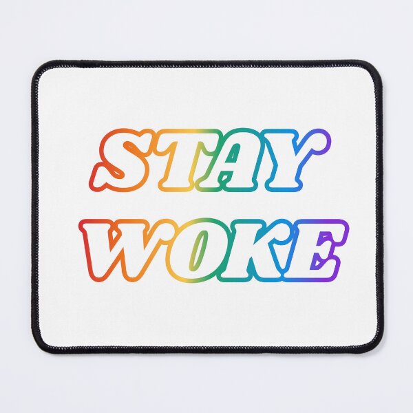 Item preview, STAY WOKE rainbow staywoke designed and sold by Inspirationmotivation.