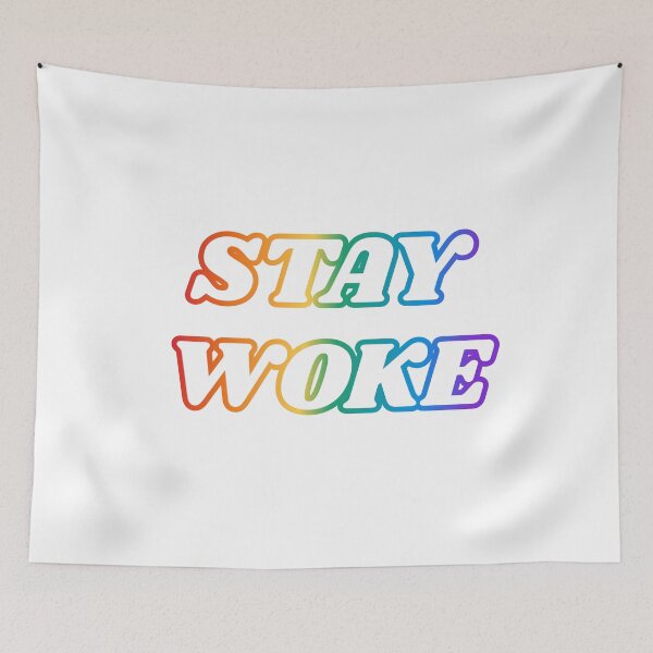 Item preview, STAY WOKE rainbow staywoke designed and sold by Inspirationmotivation.