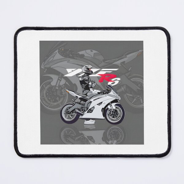 Item preview, White Lightning Yamaha R designed and sold by Jessica Farley.