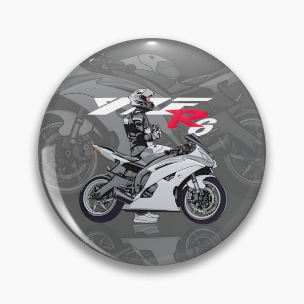 Item preview, White Lightning Yamaha R designed and sold by Jessica Farley.