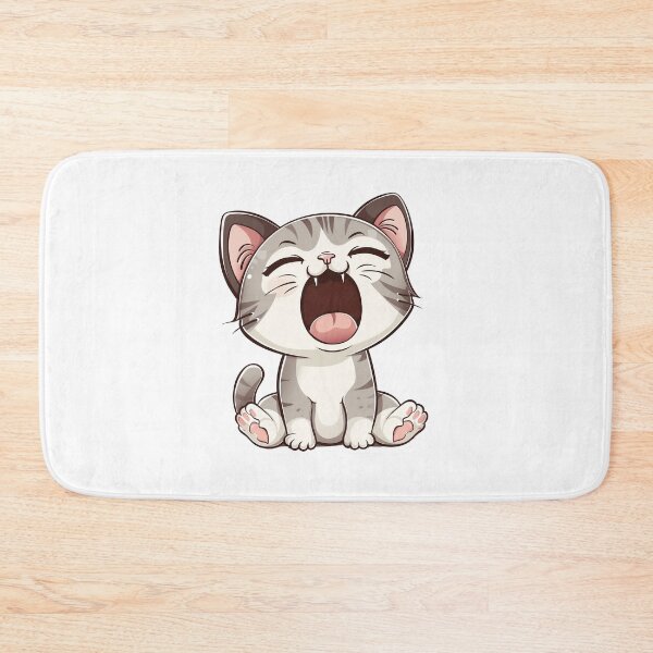 Item preview, Cute Cat Screaming designed and sold by Crazycatgraphic.