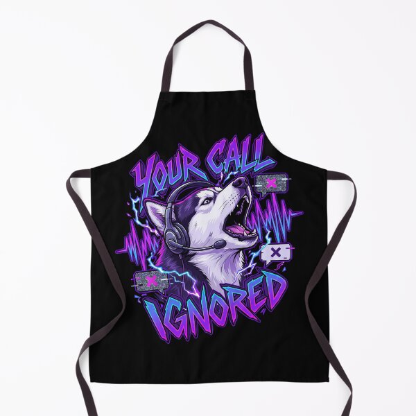 Item preview, Call Center Husky Screaming Headset Neon Wave designed and sold by Tong4130.