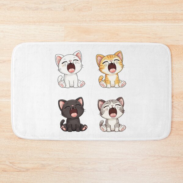 Item preview, Cute Cat Screaming designed and sold by Crazycatgraphic.