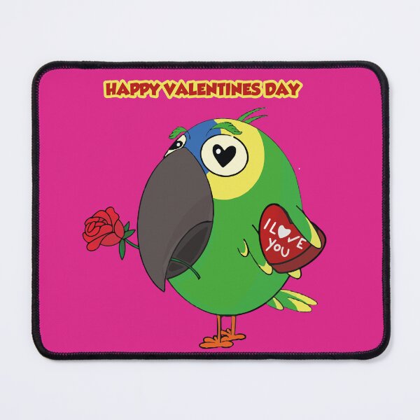 Item preview, Parrot Valentines day designed and sold by YoshiArtDesign.