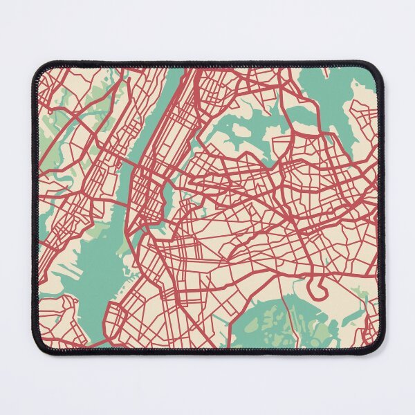 Item preview, New York City Map Art (USA) designed and sold by MapsByLeo.