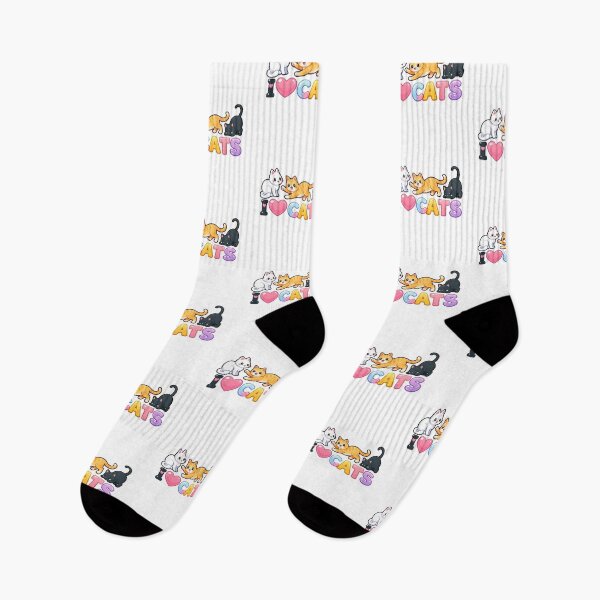 Item preview, I Love Cats Cute Kawaii Cat Design designed and sold by MonkiFlipp.