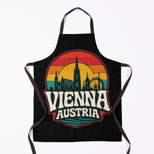 Item preview, Vienna Austria Retro Travel designed and sold by TomFrontierArt.