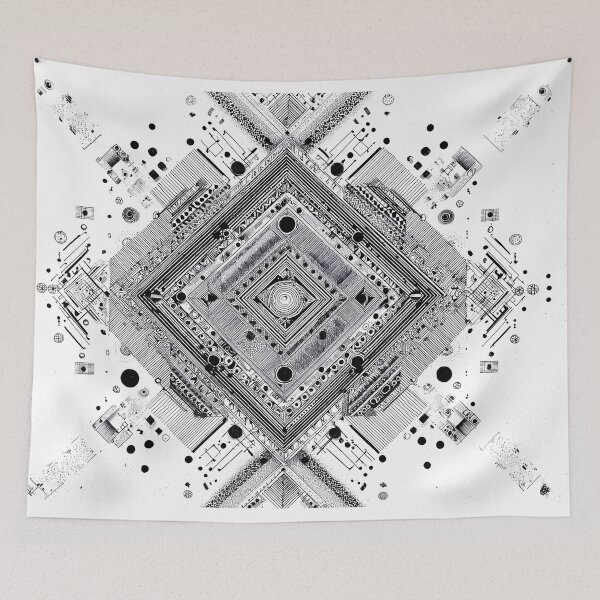 Item preview, Intricate Geometric abstract Pattern designed and sold by lautir.