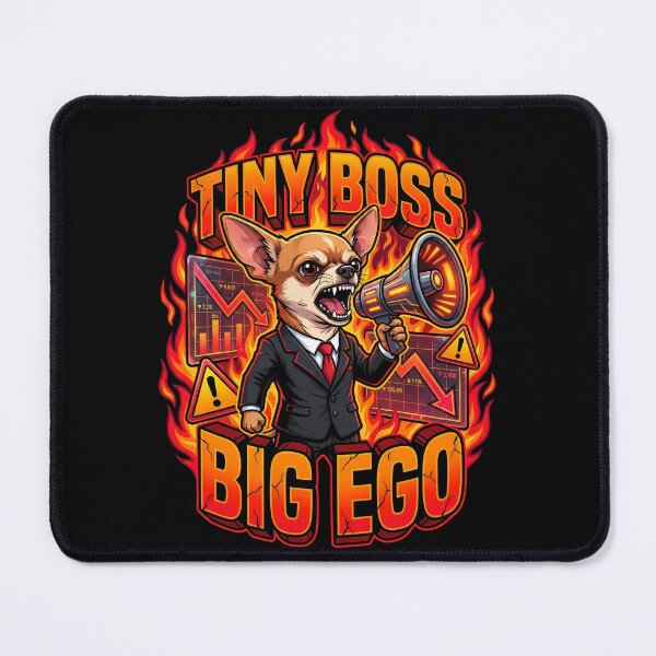 Item preview, Manager Chihuahua Tiny Boss Megaphone Fire designed and sold by Tong4130.