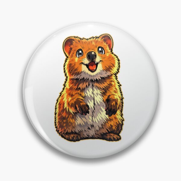 Item preview, Cute Happy Hamster Illustration – Adorable Chubby Cartoon Animal designed and sold by Gletschie.