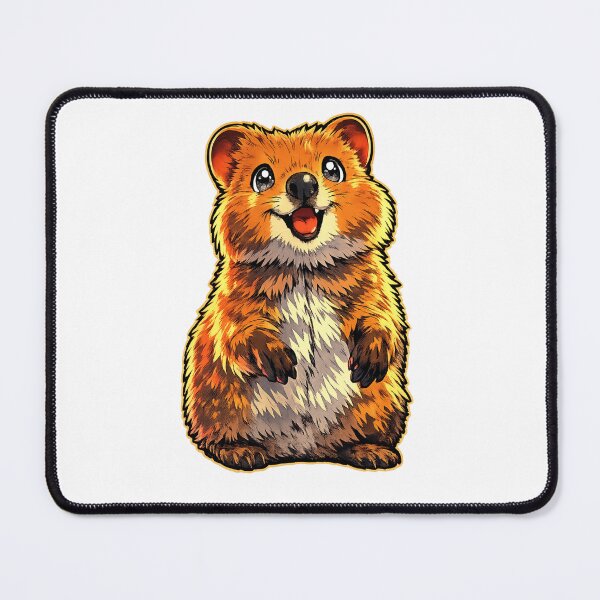 Item preview, Cute Happy Hamster Illustration – Adorable Chubby Cartoon Animal designed and sold by Gletschie.
