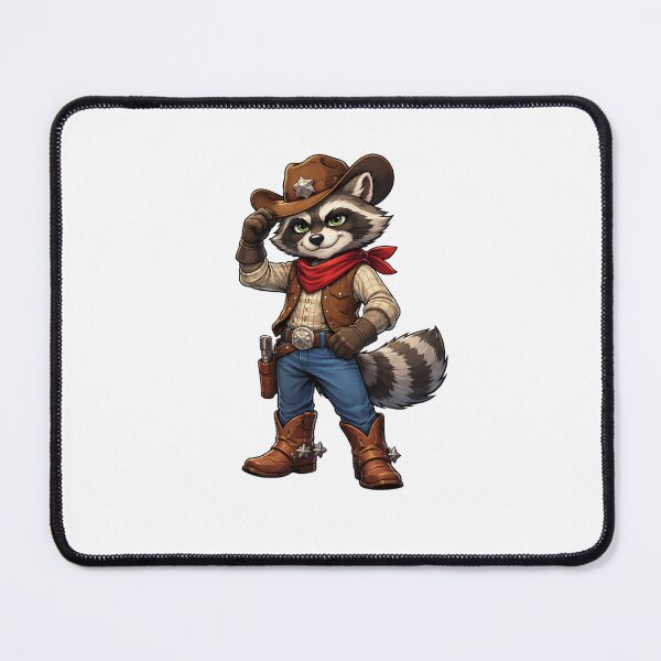 Item preview, Cool Raccoon Cowboy Design – Western Shirt designed and sold by quietvisualsco.