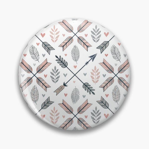 Item preview, Nordic Cupid Arrow Borders | Scandinavian Folk Design designed and sold by Shuga-Design.