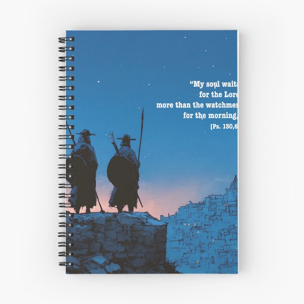 Item preview, The Watchmen - Psalm 130 Biblical Illustration designed and sold by Banal25.