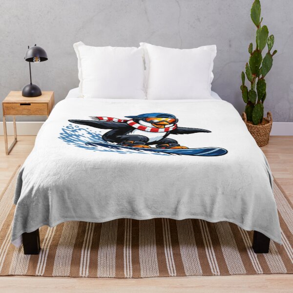 Item preview, Cool Snowboard Penguin – Funny penguin on a snowboard designed and sold by Gletschie.