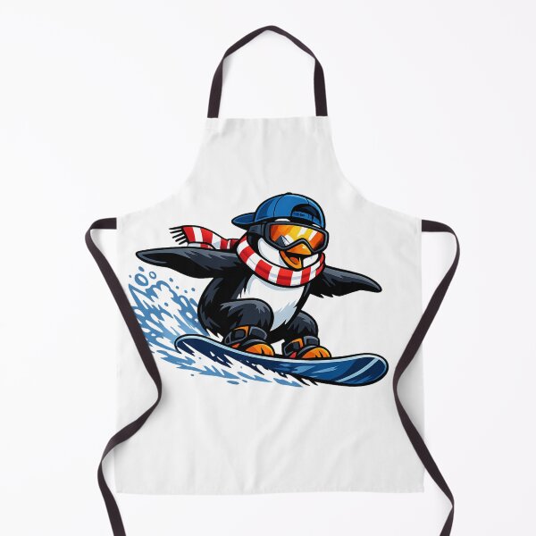 Item preview, Cool Snowboard Penguin – Funny penguin on a snowboard designed and sold by Gletschie.