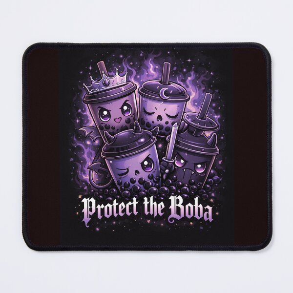 Item preview, Protect the Boba – Gothic Kawaii Bubble Tea Squad designed and sold by alt33rego.