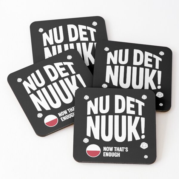 Item preview, Nu Det NUUK - Greenland Not For Sale - Now That's Enough Danish Resistance Design designed and sold by HatalaUShop.