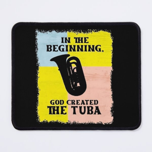 Item preview, In The Beginning God Created The Tuba designed and sold by Jessica Farley.