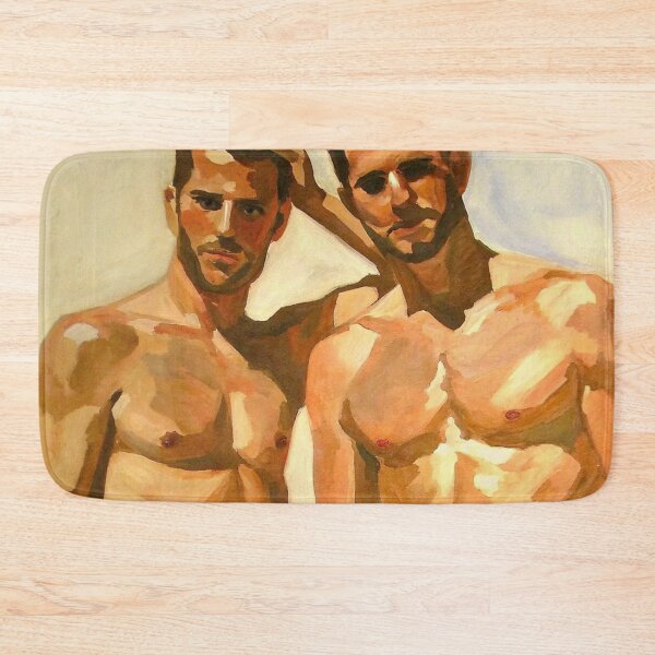 Item preview, Sunlit Male Figures: Bold Study in Sensation designed and sold by gayishdesign.