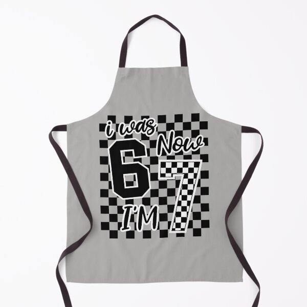 Item preview, Checkered I was 6 Now I'm 7 Birthday Seven Years Old Bday designed and sold by MabelWells.