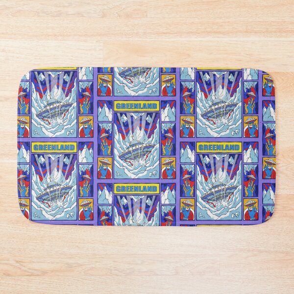 Item preview, Greenland Arctic UFO Crash Retro Comic Pop Art designed and sold by zzz888.