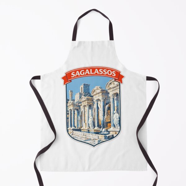 Item preview, Sagalassos Ancient City Turkey Travel Art | Vintage Color-Block Sticker & T-Shirt designed and sold by NewNomads.