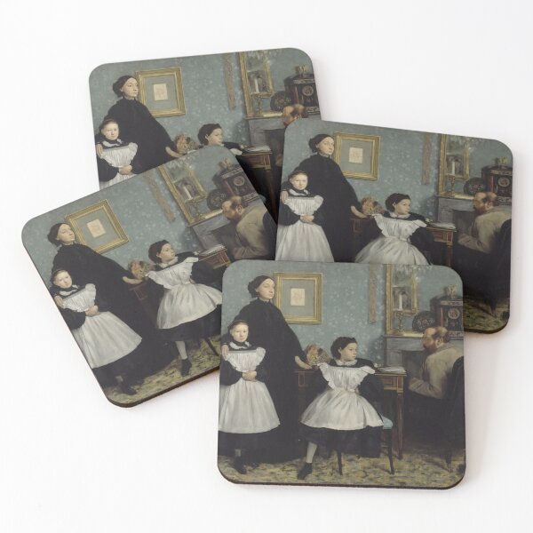 Item preview, The Bellelli Family by Edgar Degas: Elegant Impressionist Family Interior Poster designed and sold by artofuniverse.