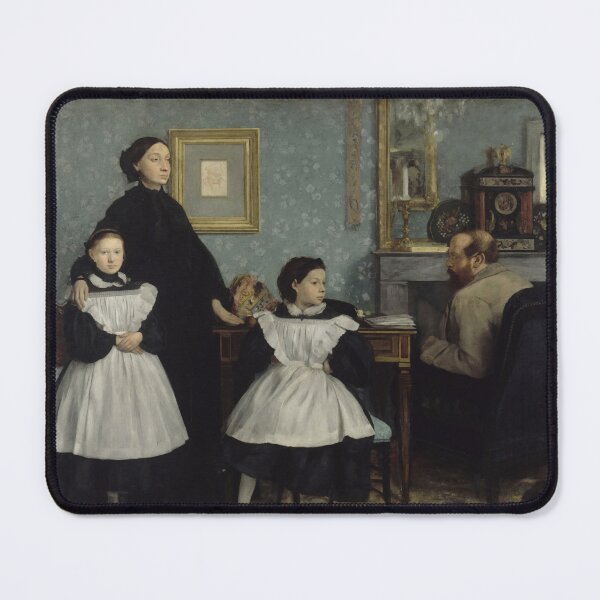 Item preview, The Bellelli Family by Edgar Degas: Elegant Impressionist Family Interior Poster designed and sold by artofuniverse.