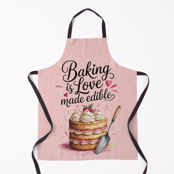 Item preview, Baking Is Love Made Edible – Cute Cake & Baking Quote Design designed and sold by CoquetteDigitalArt.