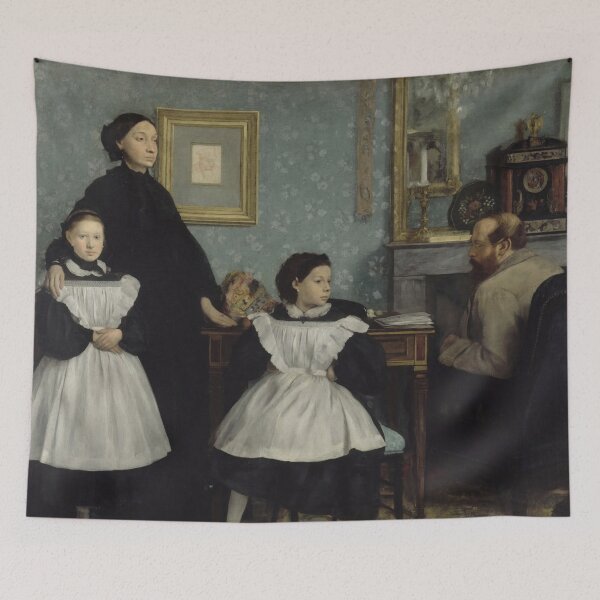 Item preview, The Bellelli Family by Edgar Degas: Elegant Impressionist Family Interior Poster designed and sold by artofuniverse.