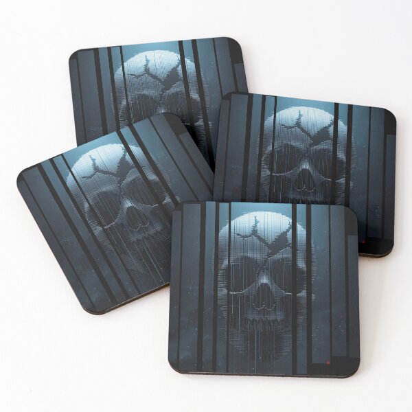 Item preview, Pixel Skull with “Born in the Grid” 2 designed and sold by Neon G.