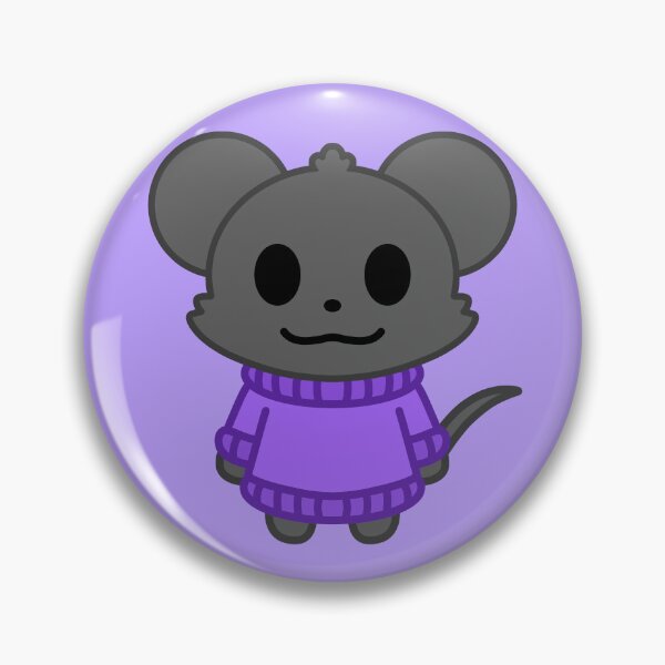 Item preview, Mouse In A Purple Sweater designed and sold by ScarletLilyShop.