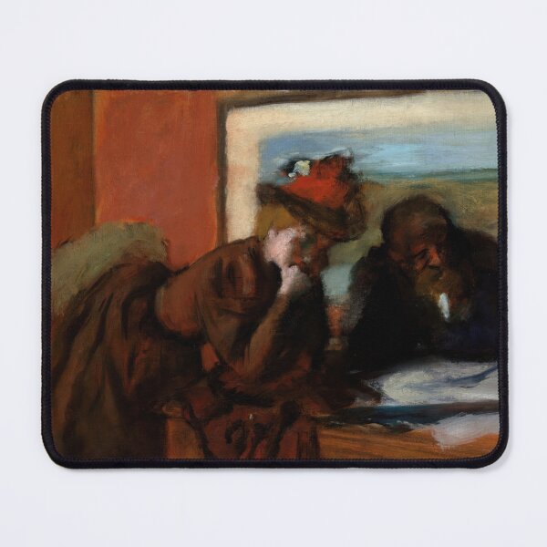 Item preview, The Conversation by Edgar Degas: Intimate Impressionist Interior Poster designed and sold by artofuniverse.