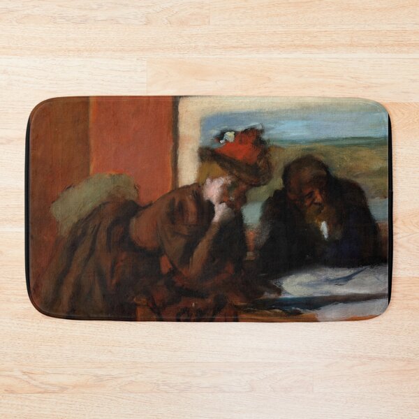 Item preview, The Conversation by Edgar Degas: Intimate Impressionist Interior Poster designed and sold by artofuniverse.