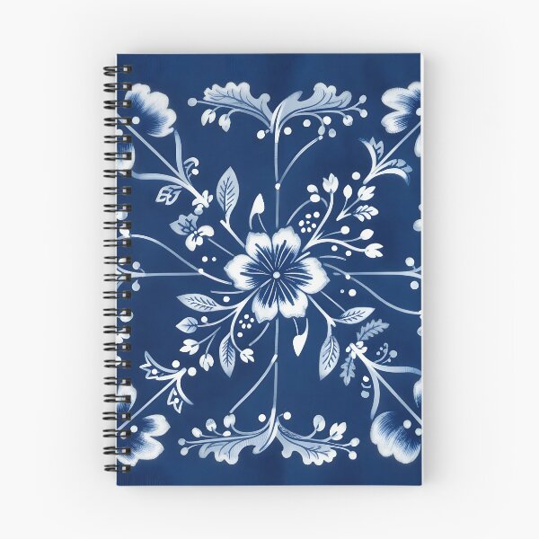 Item preview, Miaozu Batik in Blue and White Repeatable designed and sold by Sharon Schwalbe.