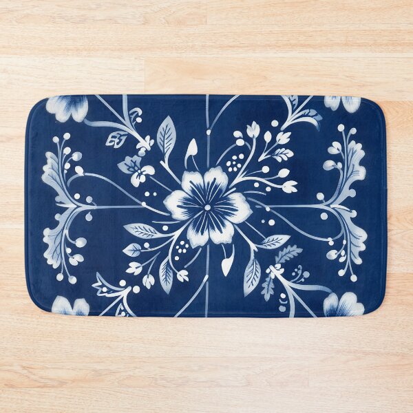 Item preview, Miaozu Batik in Blue and White Repeatable designed and sold by Sharon Schwalbe.