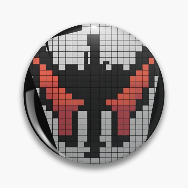 Item preview, Pixelated rebellion logo over a white grid 2 designed and sold by Neon G.