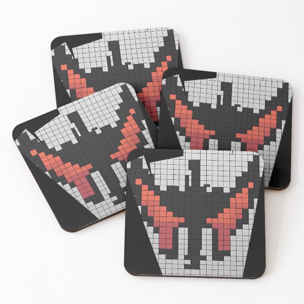 Item preview, Pixelated rebellion logo over a white grid 2 designed and sold by Neon G.