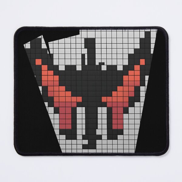 Item preview, Pixelated rebellion logo over a white grid 2 designed and sold by Neon G.