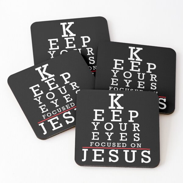 Item preview, Keep Your Eyes Focused on Jesus Eye Chart designed and sold by CharltonWiggins.